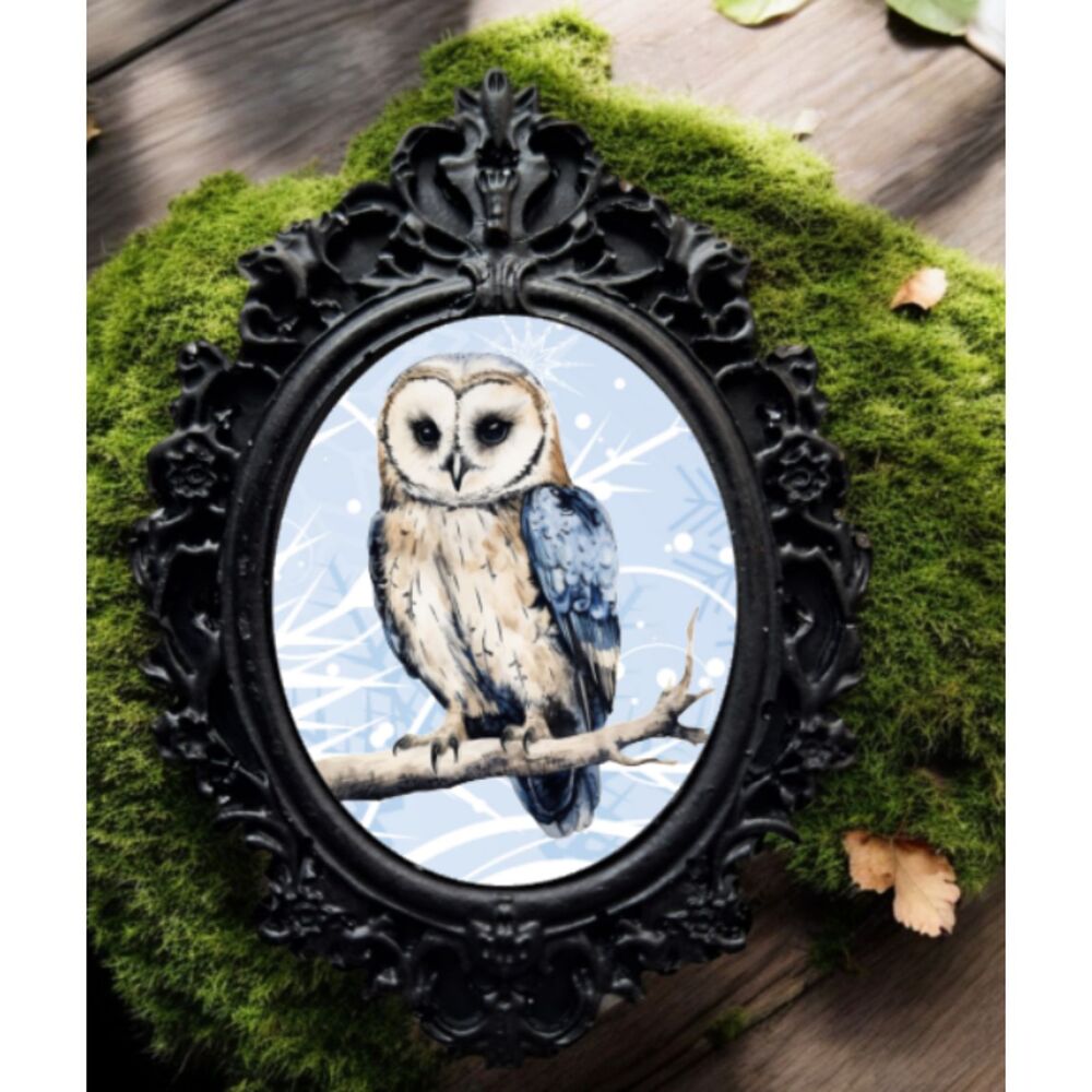 Snowy Owl Christmas Tree Ornament